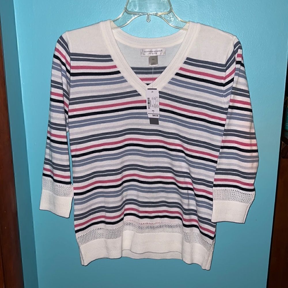 NWT Christopher & Banks petite sweater